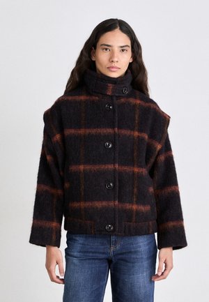 PAOLINO - Lichte jas - navy/rust