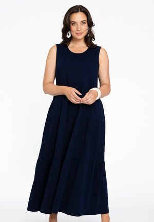 Yoek SLEEVELESS - Maxi-jurk - blue