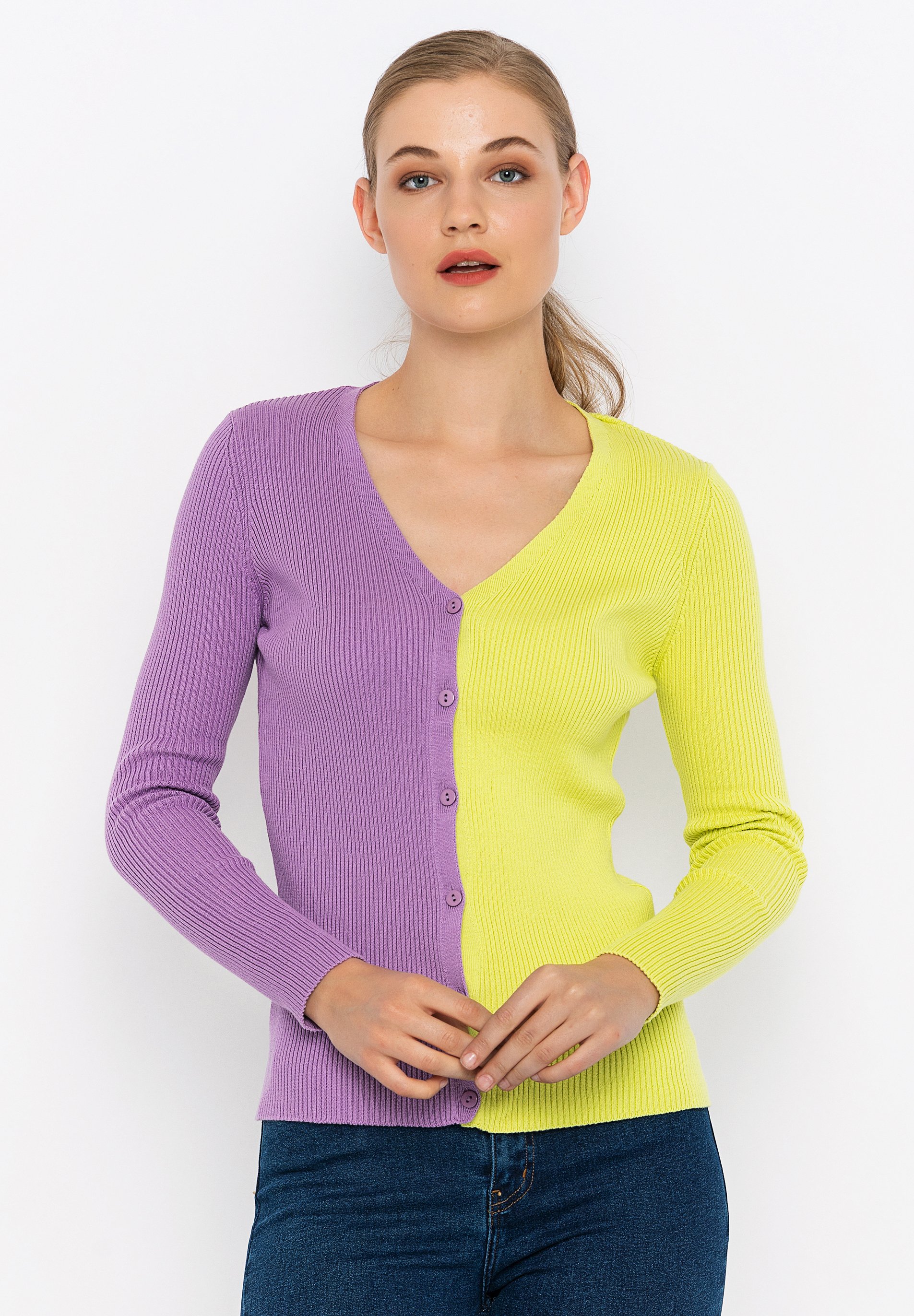 Giorgio Di Mare Cardigan - purple 
