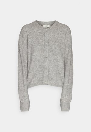 JDY JDYLUMI LIFE BUTTON - Gilet - medium grey melange