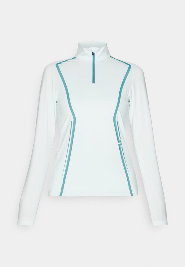 LINA QUARTER ZIP MID LAYER - Long sleeved top - moonlight jade4