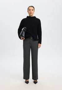 Selected Femme SLFSELMA SUS LS NOOS - Pullover - schwarz