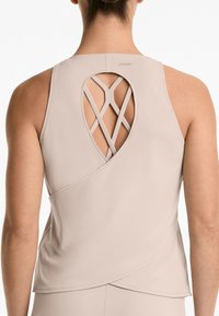 OYSHO CROSS-BACK COMFORTLUX - Linne - mottled beige