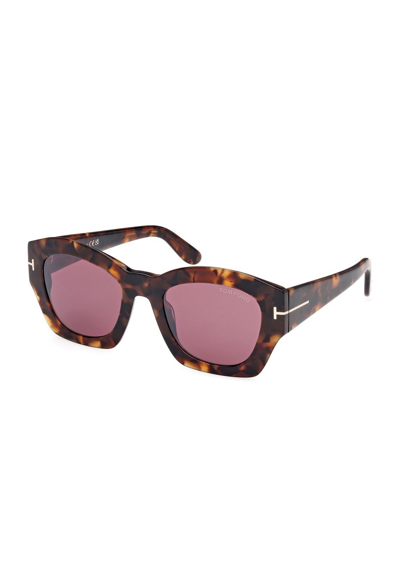 Tom Ford - GUILLIANA - Sonnenbrille - marrone chiaro borgogna sfumato, Vergrößern