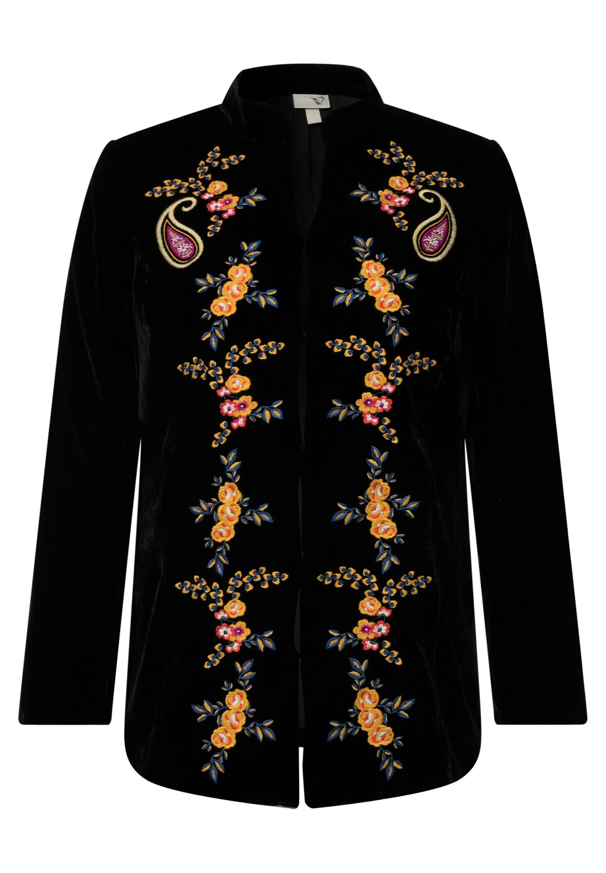 Blazer Donna Ulla Popken Oversized - Nero, Viscosa E Poliestere, Chiusura A Bottoni - Foto 9