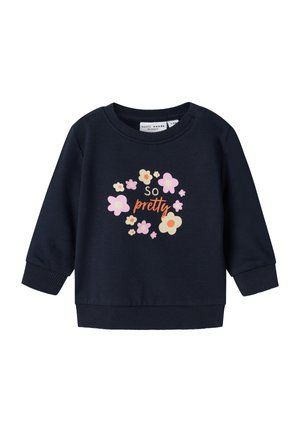 Name it, NBFVRILLIE LS SWEAT BOX BRU - Sudadera - dark sapphire