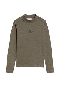 Calvin Klein Jeans Langarmshirt - stripe ck black/ summer stone