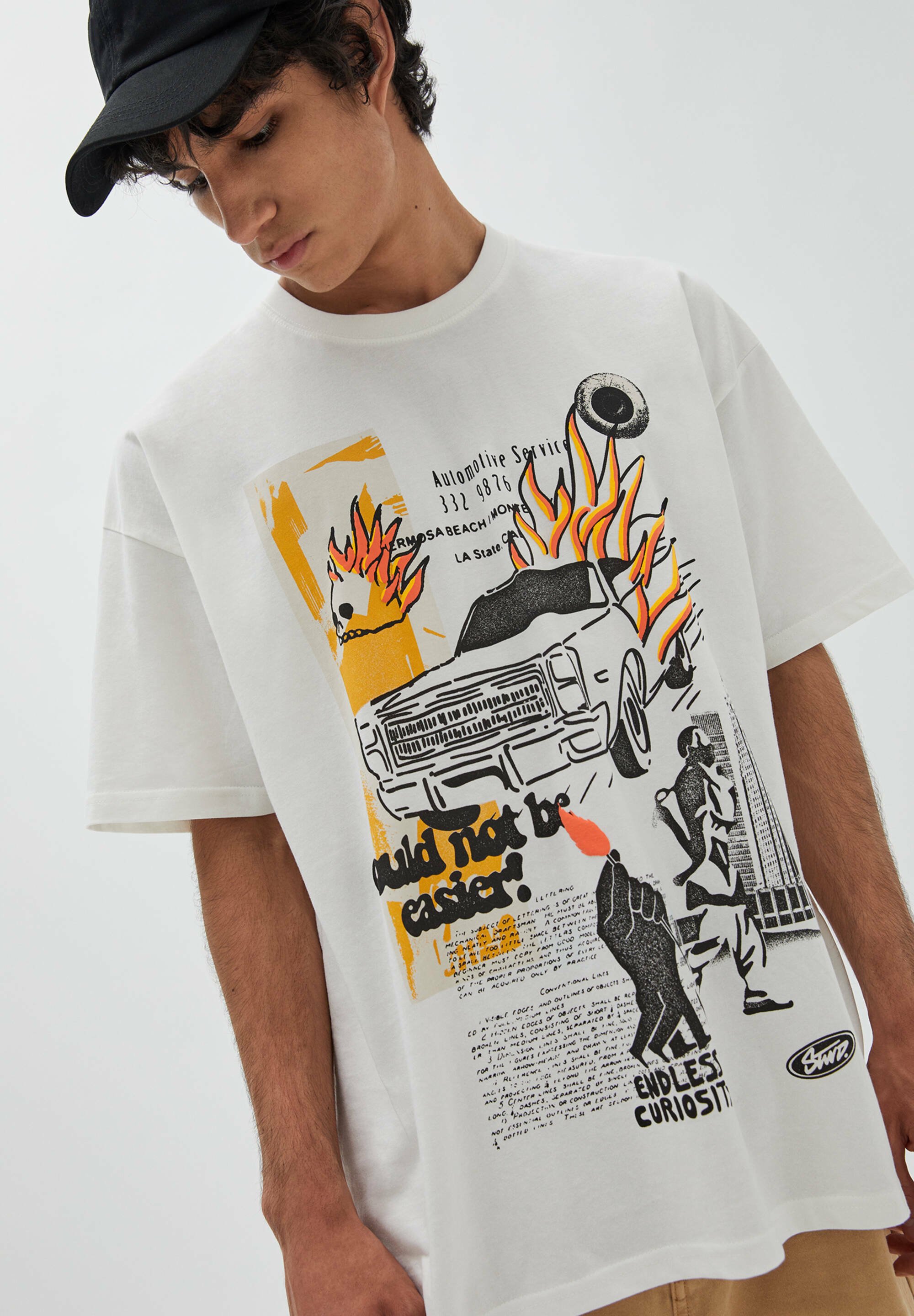 Herren AUTO-PRINT - T-Shirt print Herren AUTO-PRINT - T-Shirt print