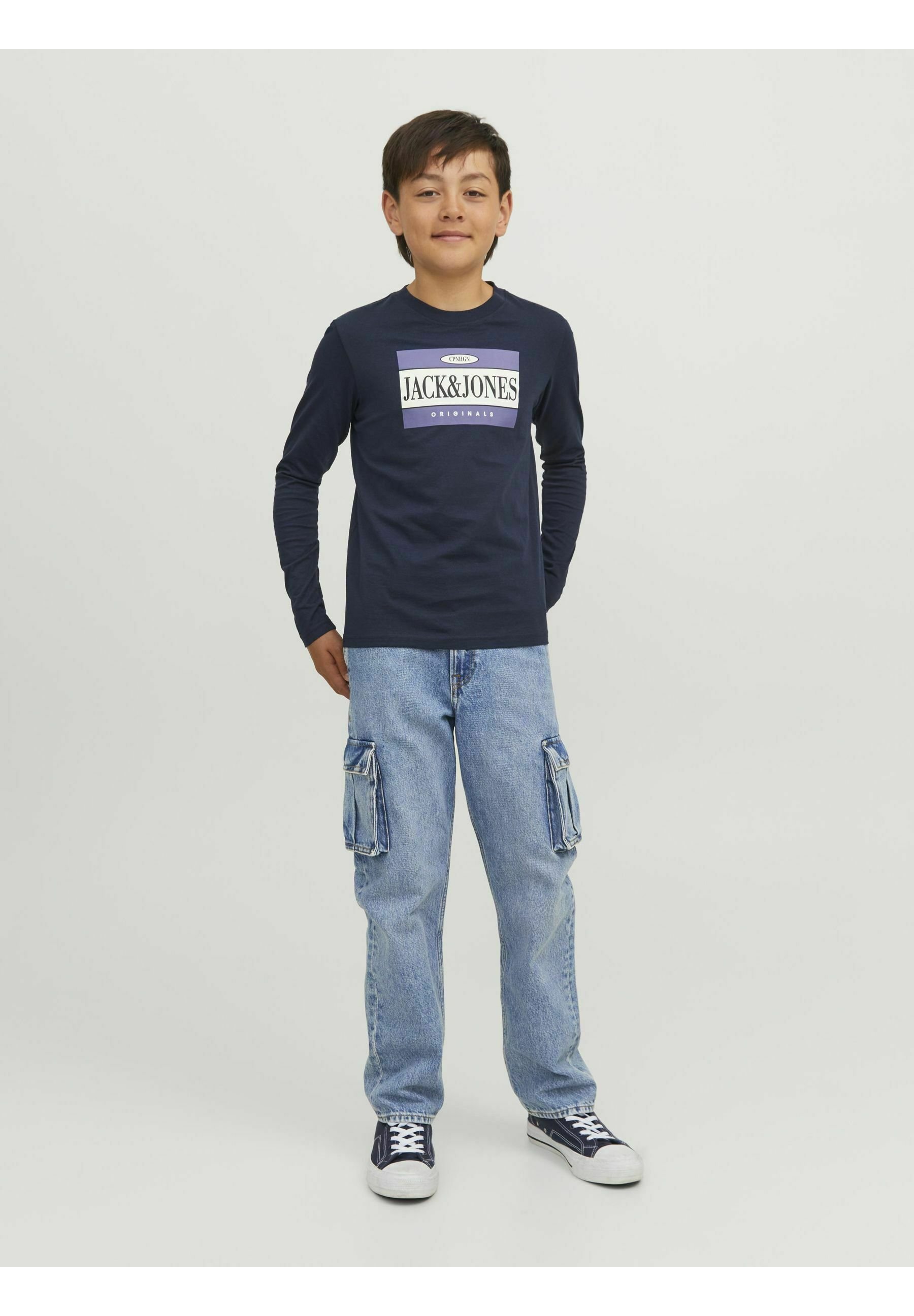 JACK&JONES JUNIOR - Jeans Garçon 100% Coton - Coupe Moderne Et Confortable