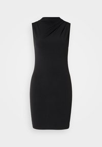 PCMADISON DRAPED DRESS - Tubino - black