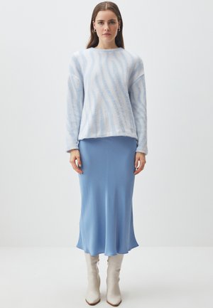 WAIST MIDI - Gonna a tubino - blue