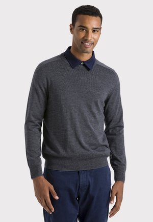 North Sails HYDRO ROUND NECK - Maglione - dark grey melange