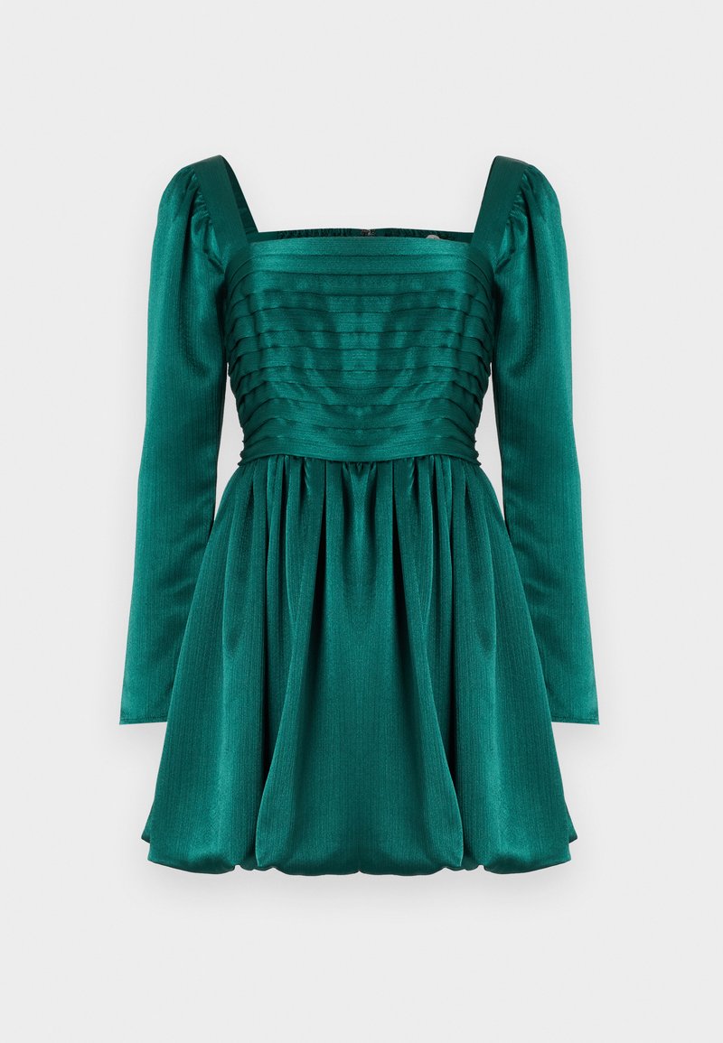 Abercrombie & Fitch The A&F Emerson Bubble Hem Satin Mini Dress - Cocktail dress / Party dress - green - Zalando.ie Abercrombie & Fitch The A&F Emerson Bubble Hem Satin Mini Dress - Cocktail dress / Party dress - green - Zalando.ie