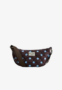 No seleccionado, blue/brown polka dot