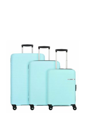 American Tourister LIFTOFF 4 ROLLEN SET 3-TEILIG MIT DEHNFALTE - Set de valises - summer blue