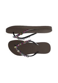 Uzurii COPA CABANA - Sandales tongs - coffee