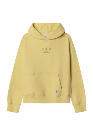 Pepe Jeans, SUDADERA TIPO CANGURO CON CAPUCHA - Jersey con capucha - amarillo