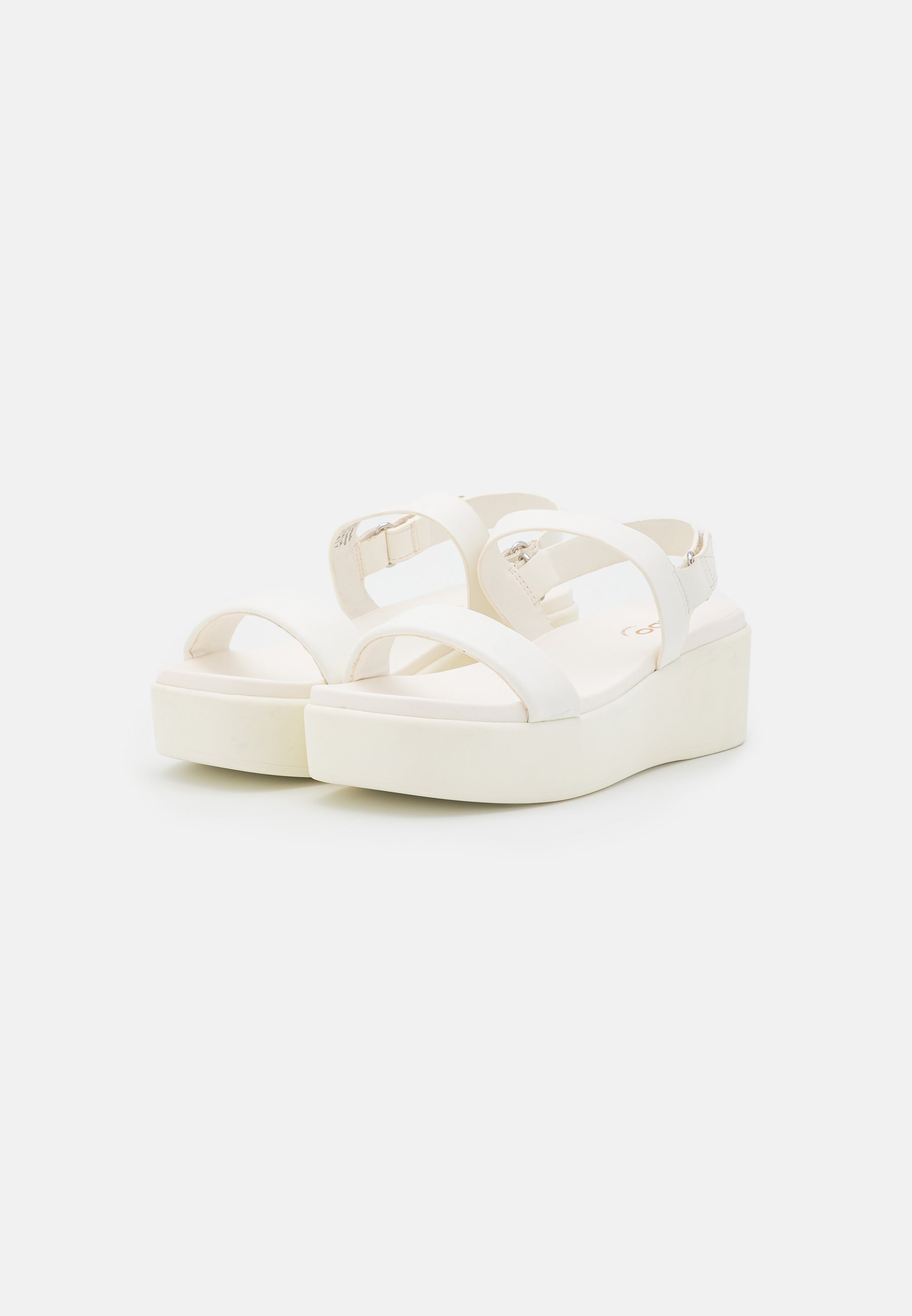 aldo white platform sandals