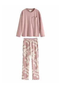 Next FAIRISLE PATTERN LONG SLEEVE SET - Pyžamo - pink leaf