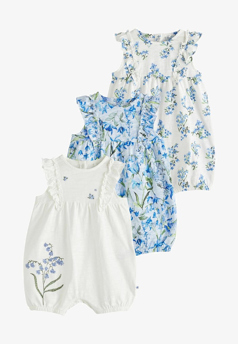 Next 3 PACK REGULAR FIT - Overal - blue white floral