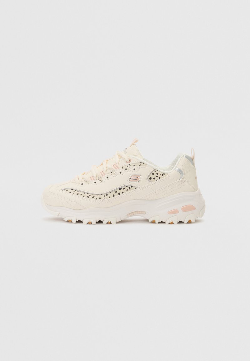 Skechers LITES - Sneakers low - off white/pink