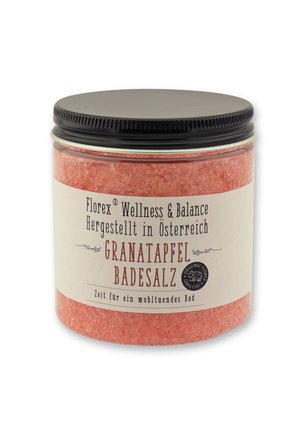 BADESALZ BADEZUSATZ GRANATÄPFEL - Bubble bath & soak - rot