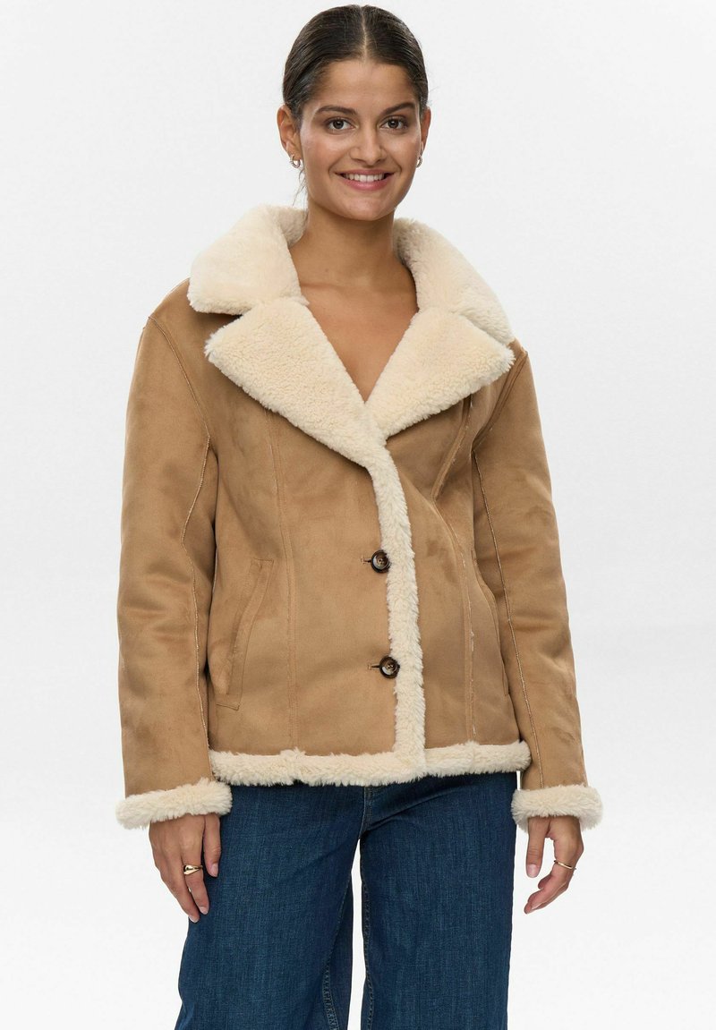 Nümph NUELIOTTA REVERSIBLE - Winterjas - cognac
