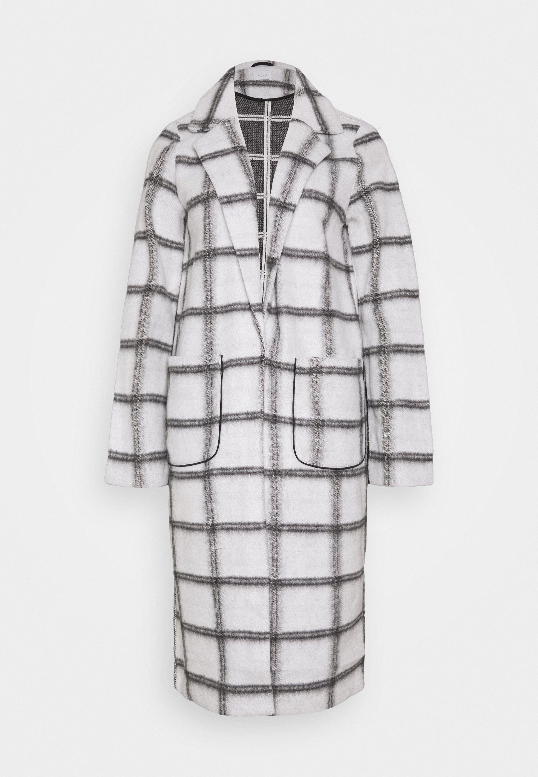 black and white coatigan