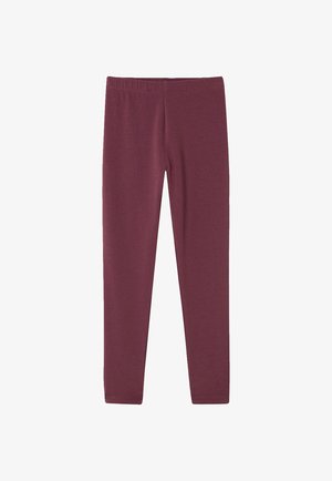Vertbaudet, VERTBAUDET LEGGINGS MÄDCHEN, DEHNBUND BASIC - Leggings - Trousers - pflaume