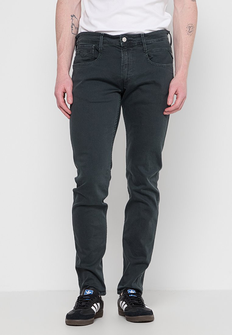 Replay Slim fit jeans donkerblauw Replay Slim fit jeans donkerblauw