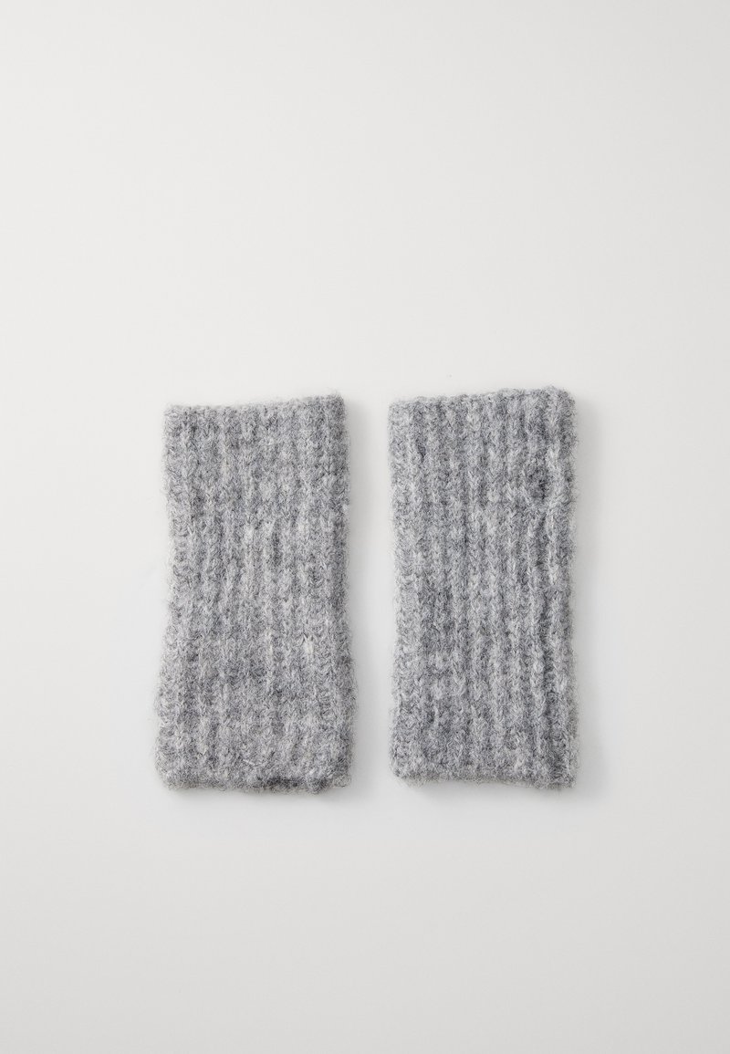 Gina Tricot WRIST WARMERS - Luvas sem dedos - mid grey melange