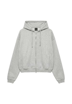 PULL&BEAR, ZIP-UP - HOODIE - Sweat zippé - grey marl