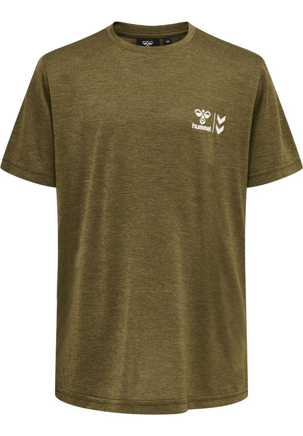 MUSTRAL - T-Shirt print - dark olive