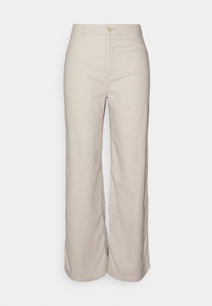 ONLHOPE CARO WIDE - Pantalon classique - brown