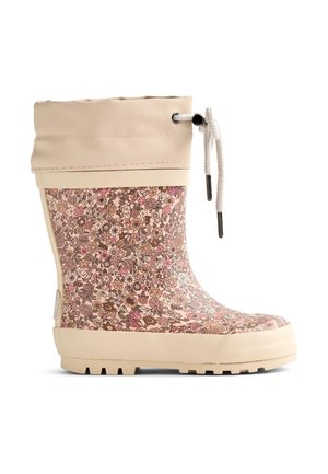 Bottes compensées - rose dust flowers