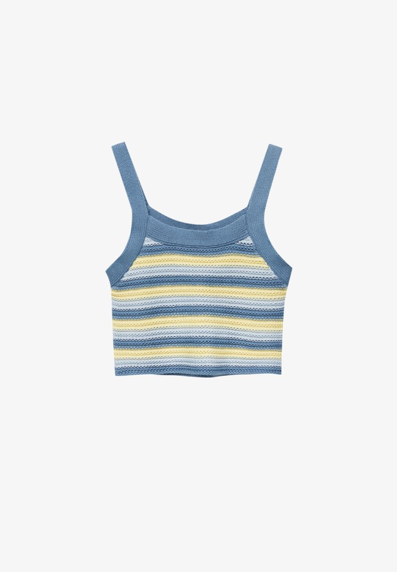 PULL&BEAR Top blue/azul (Segunda mano) - Main Image