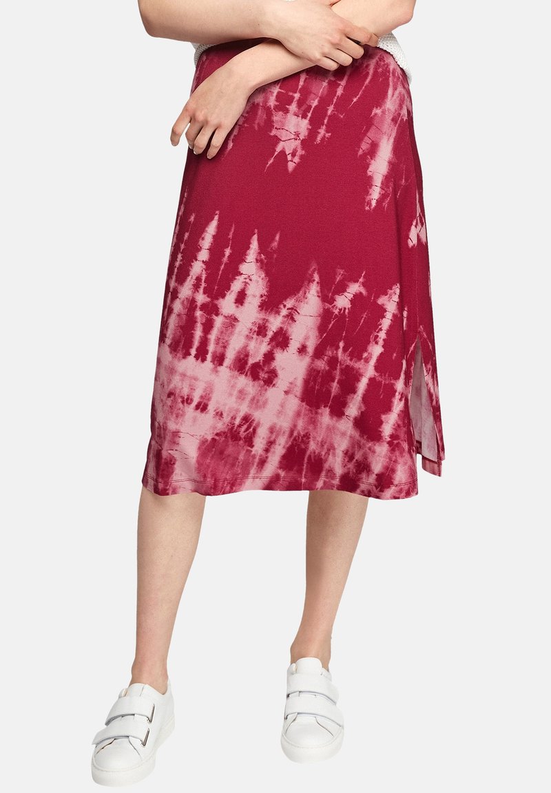 Damen Jeansröcke | comma casual identity A-Linien-Rock magenta batik/pink - BW56306 Damen Jeansröcke | comma casual identity A-Linien-Rock magenta batik/pink - BW56306