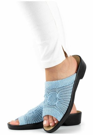 Arcopedico SPLASH - Slip-on sandaler - knit sky blue