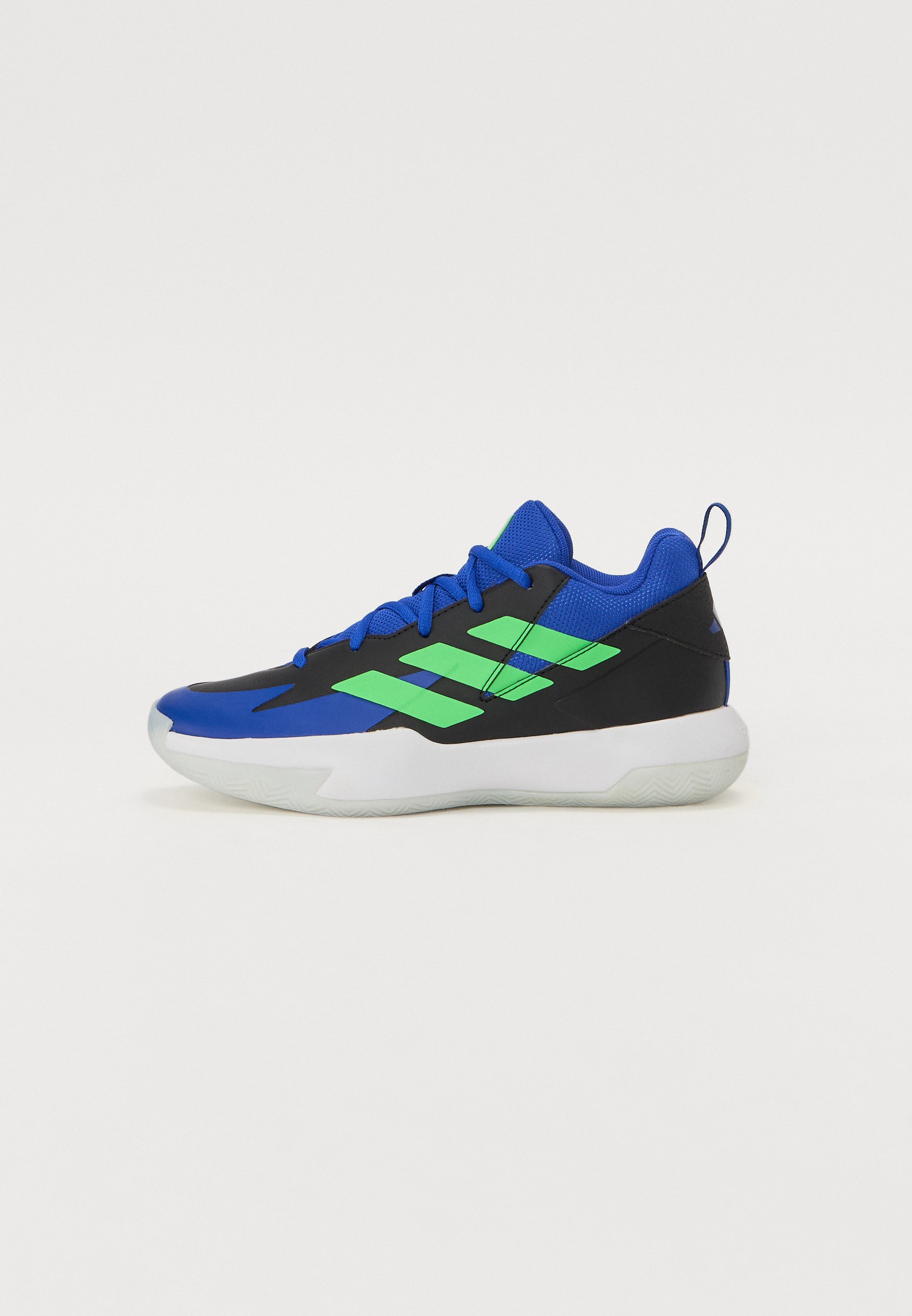 adidas Performance CROSS EM UP SELECT UNISEX - Basketball shoes - core  black/lucid blue/screaming green/black - Zalando.ie
