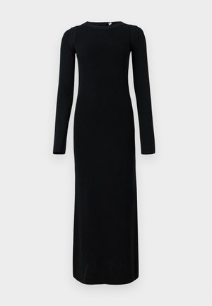 STEFANIA - Rochie tricotată - full black/silver-coloured