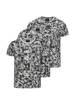 SET OF 3  - T-shirts print - cream