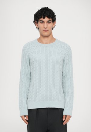 SWEATER CREW NECK - Trui - light blue