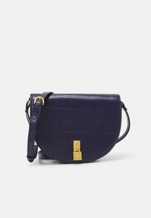 SOHHO PADLOCK DETAIL SADDLE BAG - Sac bandoulière - blue