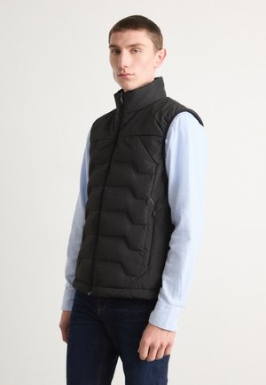 BOSS KHARAN - Waistcoat - black