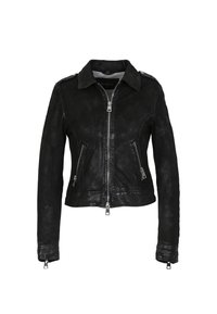 JADE - Veste en cuir - black