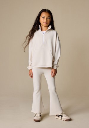 Next, REGULAR FIT - ZIP NECK AND FOLDOVER FLARE SET - Dresside alumine osa - neutral cream