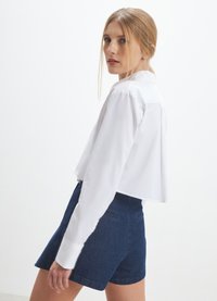 Calliope CROP TINTA UNITA - Camicia - bianco