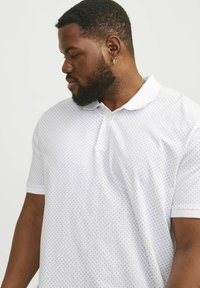 Jack & Jones PLUS SIZE GEDRUCKT  - Polo krekls - white
