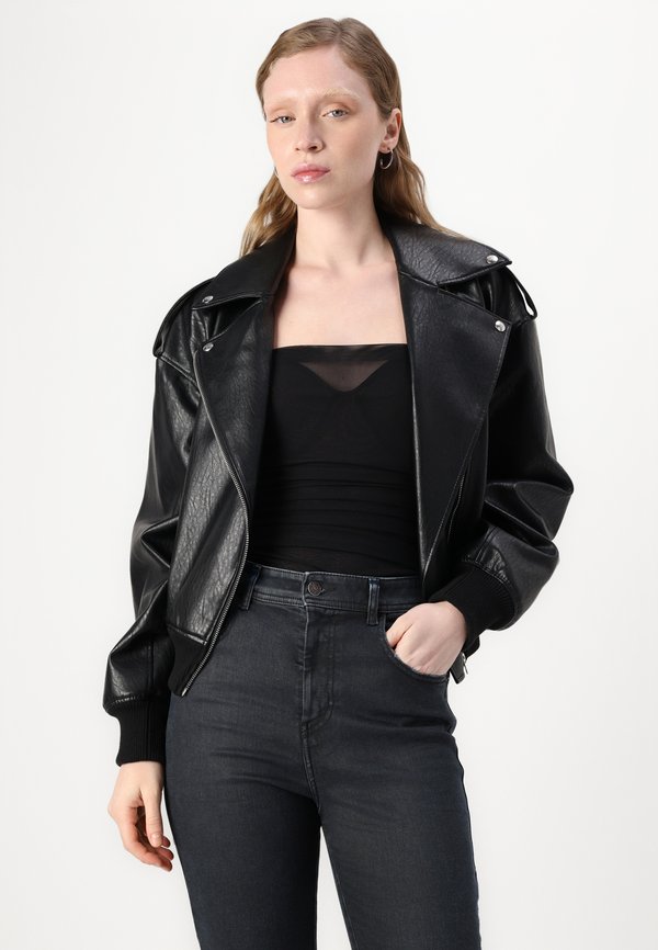 ALIPHA - Faux leather jacket2