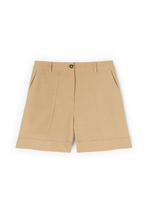 Motivi, SHORTS CON RISVOLTO - Shorts - beige